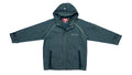 MLB - Black Denim Hooded Jacket 1990s Large Vintage Retro Baseball