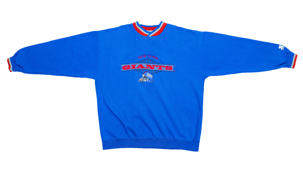 Starter - New York Gaints Sweatshirt 1990s X-Large Vintage Retro NFL Football