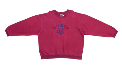 Guess - Red Crew Neck Sweatshirt X-Large