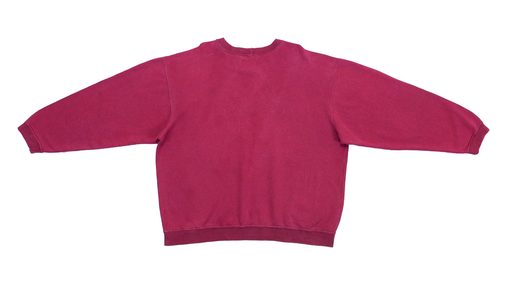 Guess - Red Crew Neck Sweatshirt X-Large Vintage Retro