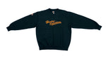 Harley Davidson - Black Spell-Out Sweatshirt 1990s Medium Vintage Retro