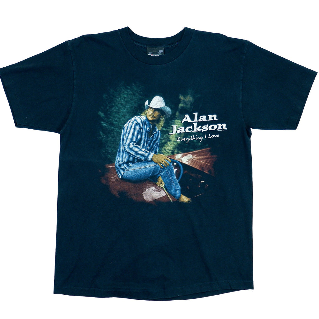 Vintage - Alan Jackson - Everything I Love T-Shirt 1990s Large Vintage Retro