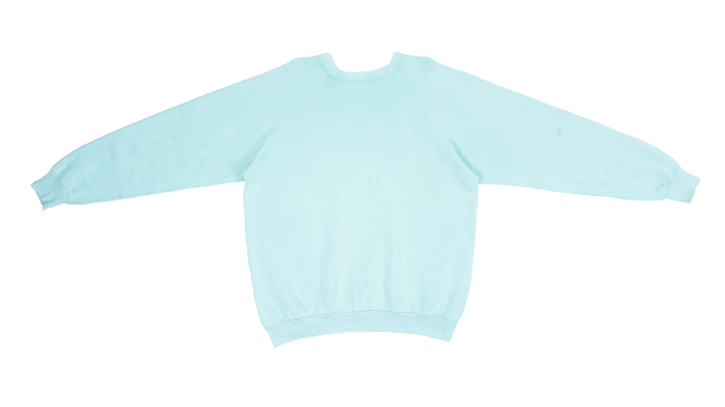 Vintage Retro Guess - Baby Blue Sweatshirt 1990s Large