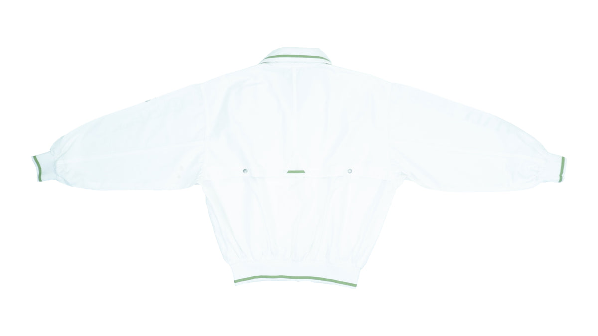 Ellesse - White Perugia Italia Spell-Out Bomber Jacket 1990s Medium