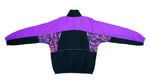 Vintage Retro Nike - Purple & Black Patterned Grey Tag Windbreaker 1990s Large