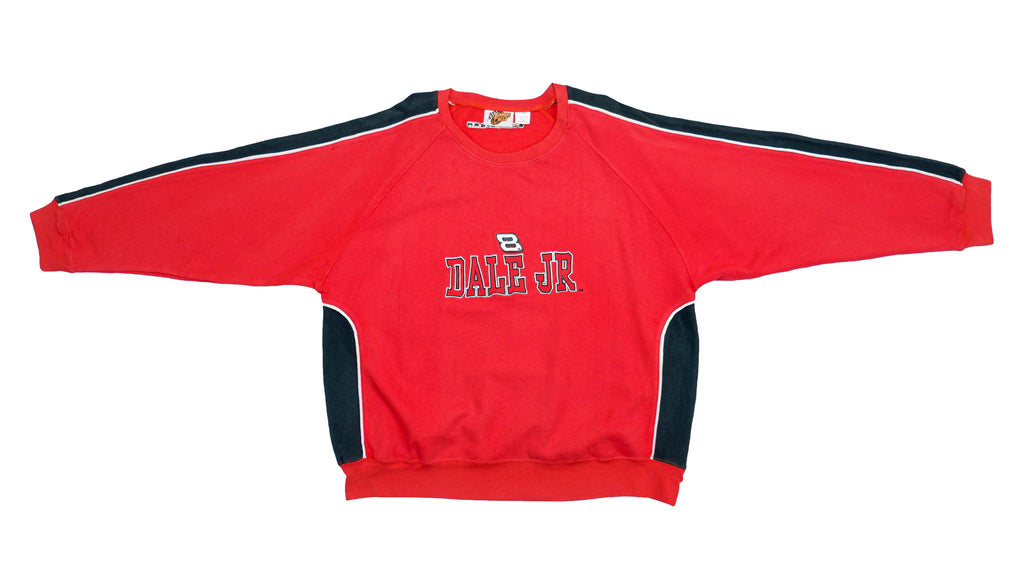 NASCAR (Winners Circle) - Red Dale Jr. Sweatshirt 1990s Large Vintage Retro Crewneck