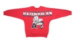 NCAA - Arkansas Razorbacks & Snoopy Full Body Print Sweatshirt 1990s X-Large Vintage Retro Football NFL College