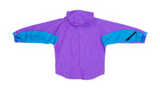 Jansport - Purple with Blue 1/4 Zip Jacket 1990s Large Vintage Retro