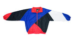 Retro Vintage Team USA Red, Blue and Black Olympic Windbreaker Jacket 1990s Large