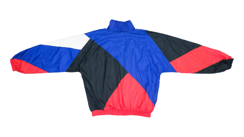 Retro Vintage Team USA Red, Blue and Black Olympic Windbreaker Jacket 1990s Large