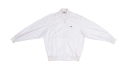 Lacoste - Light Pink Big Logo Windbreaker Jacket 1990s Medium Vintage Retro