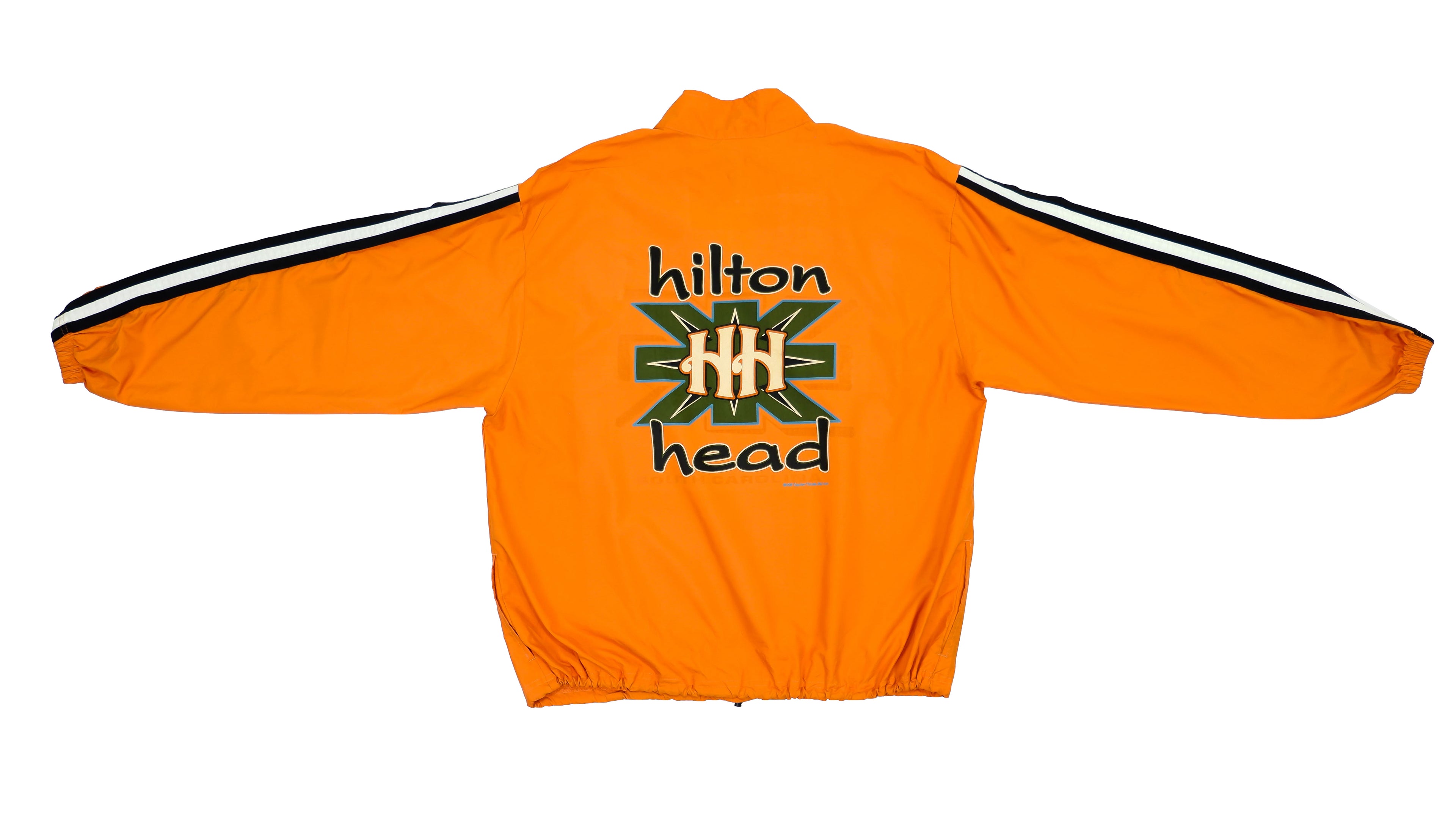 Surf Style - Hilton Head 1/4 Zip Windbreaker 1990s Large Vintage Retro