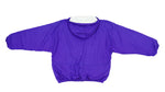 Vintage Retro Reebok Purple Spell Out Hooded Jacket 1990s Large