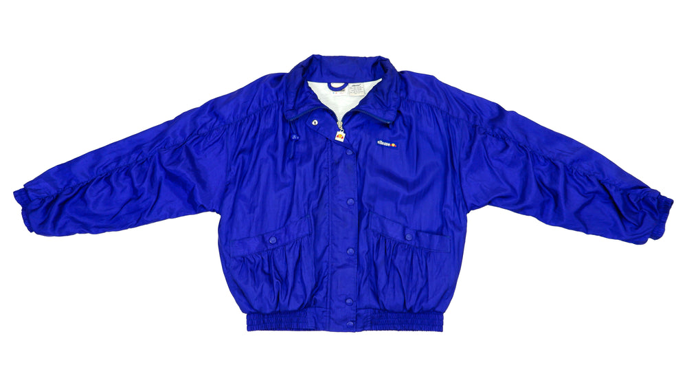 Ellesse - Blue Bomber Jacket 1990s Medium Vintage Retro