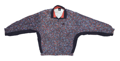 Nike - Multicolored Patterned Track Jacket 1990s Medium