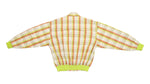 Ellesse - Striped Orange and Yellow Bomber Jacket Medium