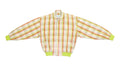 Ellesse - Striped Orange and Yellow Bomber Jacket 1990s Medium
