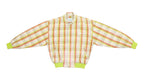 Ellesse - Striped Orange and Yellow Bomber Jacket 1990s Medium