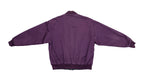 Ellesse - Reversible Purple and Checkered Bomber Jacket 1990s Medium
