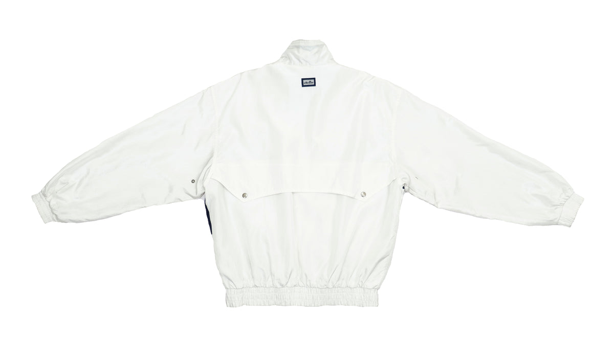 Ellesse - White & Black Colorblock Spell-Out 1990s Large Vintage Retro