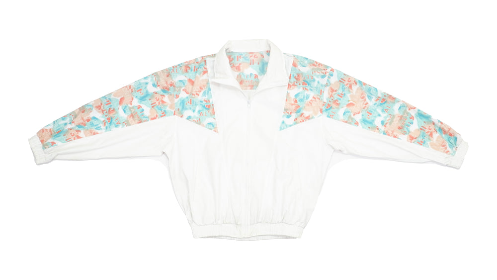 Ellesse - Patterned Logo Track Jacket 1990s Large
