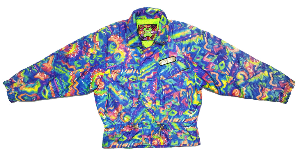 Ellesse - Crazy Pattern Multicolor Ski Jacket Large
