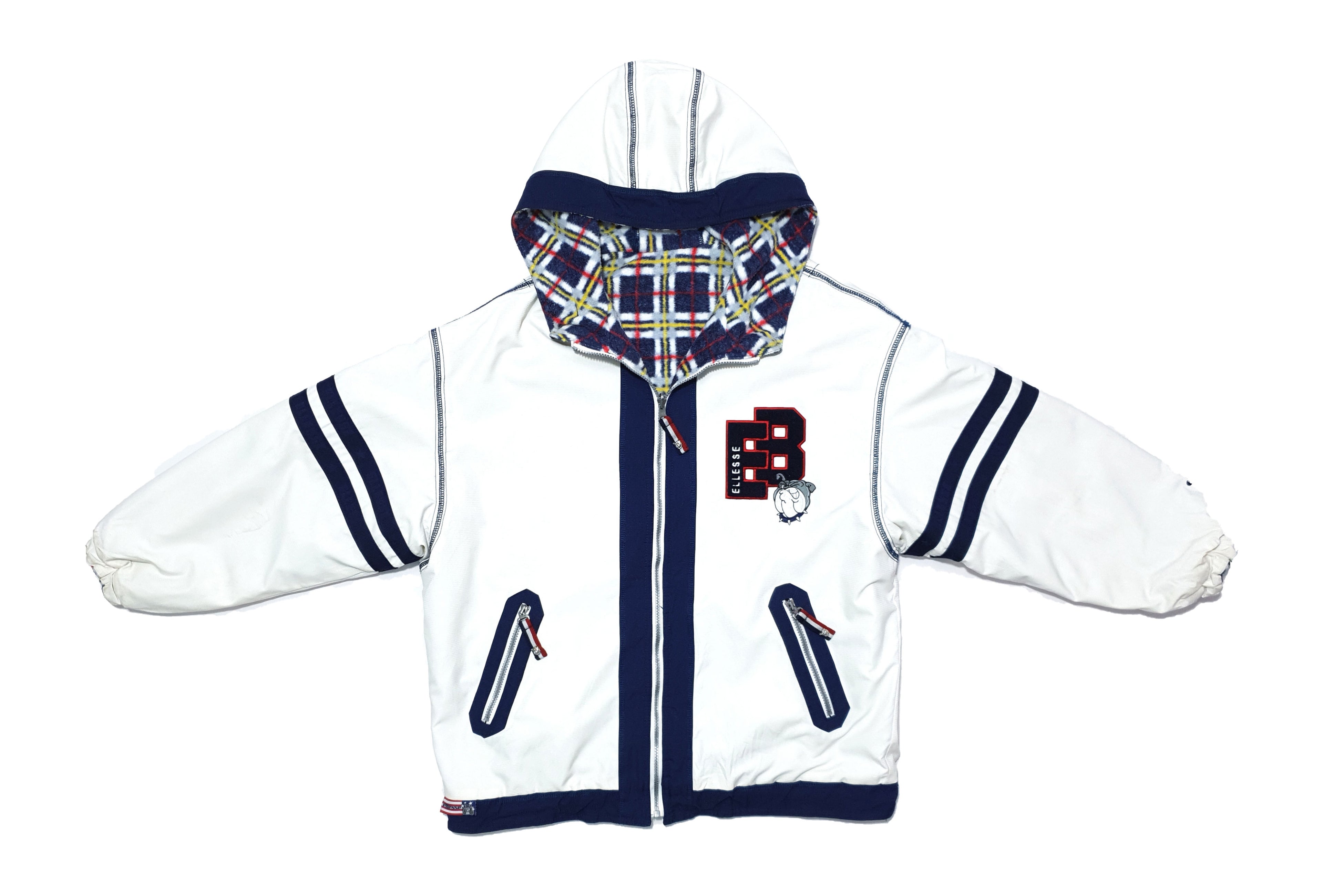 Ellesse - Reversible White & Black Winter Jacket Large