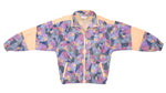 Reebok - Pastel Patterned Windbreaker 1980s Large