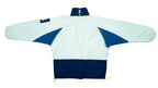 Helly Hansen - White & Blue Colorblock Jacket 1990s X-Large